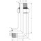 World Wide Fittings Male Flat Face O-Ring to Male O-Ring Boss Adjustable 90 Degree Elbow - Long 4515X04X04L - alternate 2